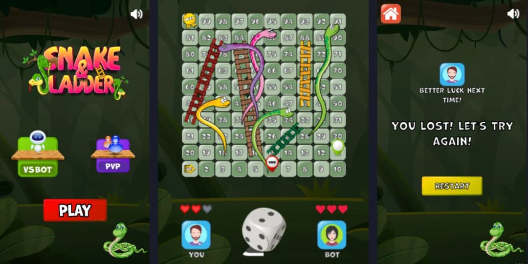 Snake and Ladder Game Online